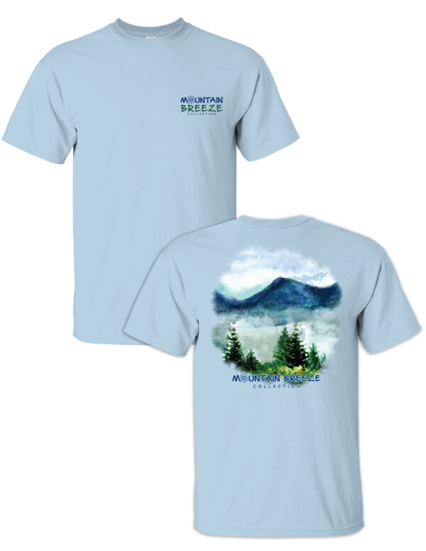 Mountain Breeze Water Color Mountains