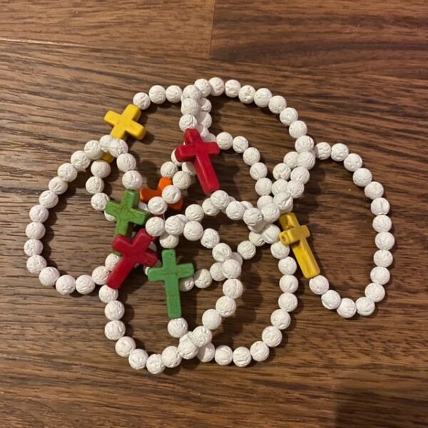 white lava bracelet