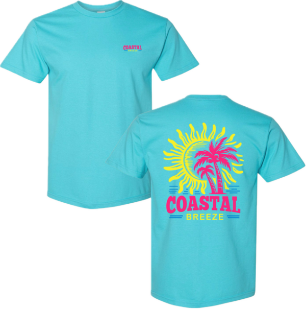 Sunset Shores in Lagoon Blue