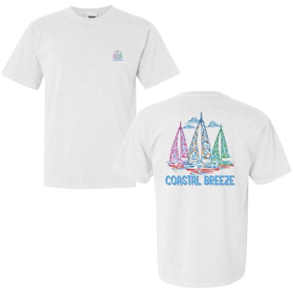 Sailing into Summer t-shirt in white