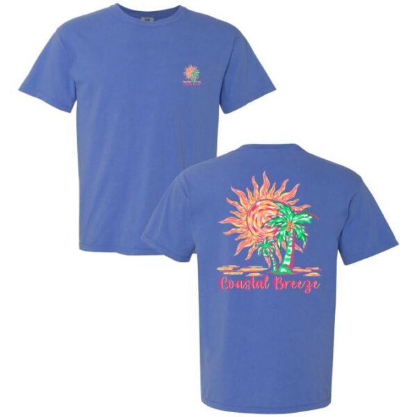 Summer Sun T-shirt in flo blue