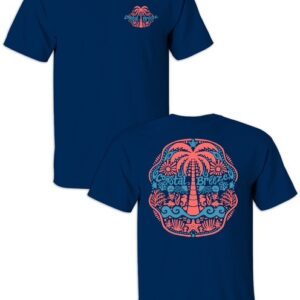 Boho Palm Navy T-shirt