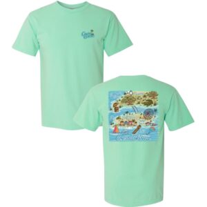 Alabama Gulf Coast Map Island reef