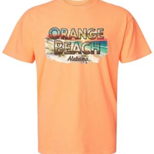 Orange Beach Alabama Sunset Tee melon